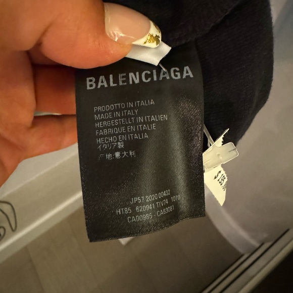 Balenciaga Crew print oversized t-shirt - Picture 5 of 10